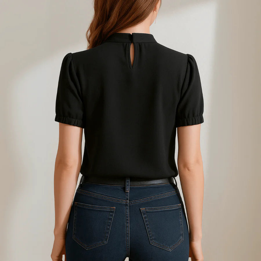 INGA | Blusa plisada elegante