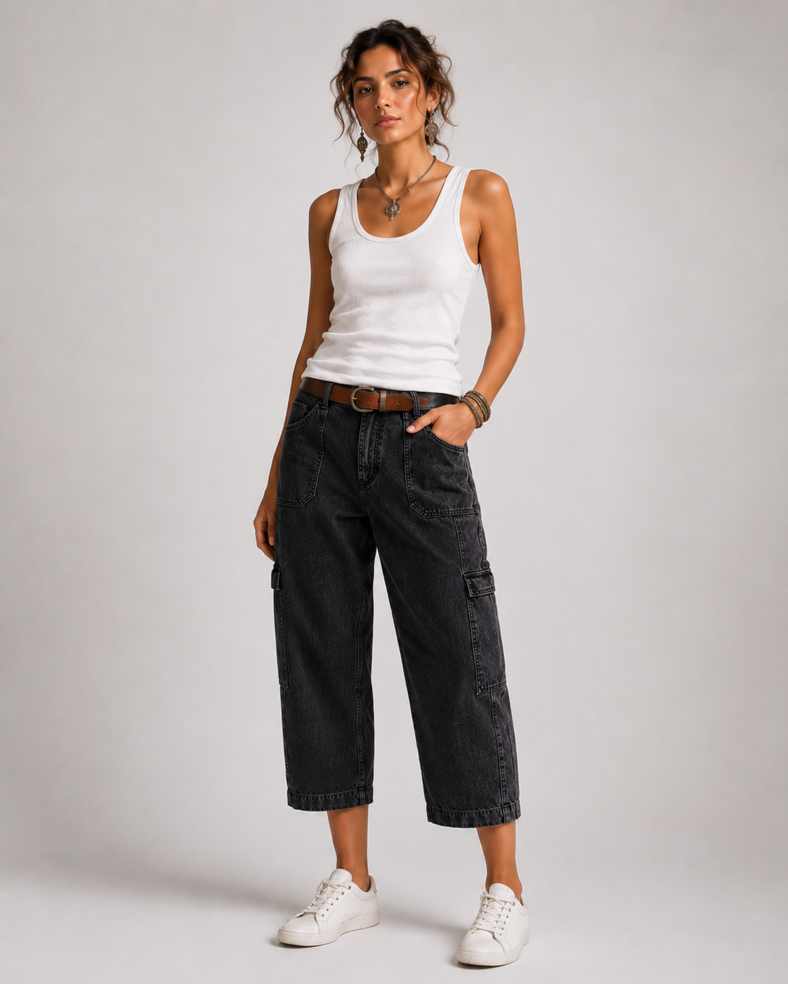 CAPRI | Pantalones Cargo para mujer