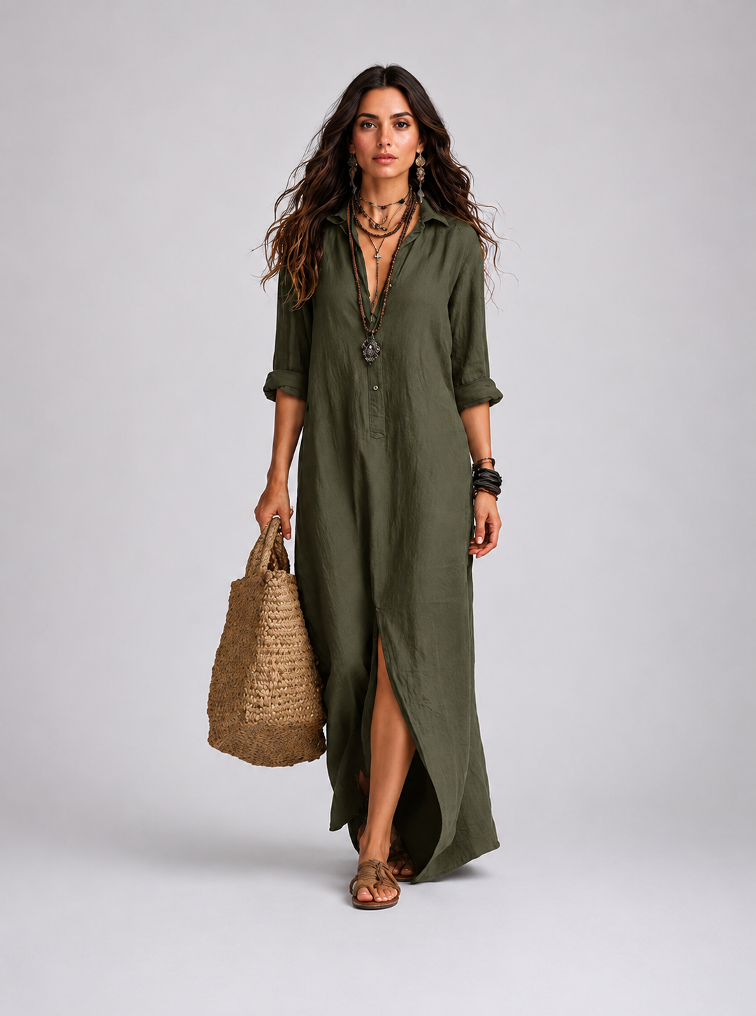 WILOW | Vestido largo versátil para el día a día.