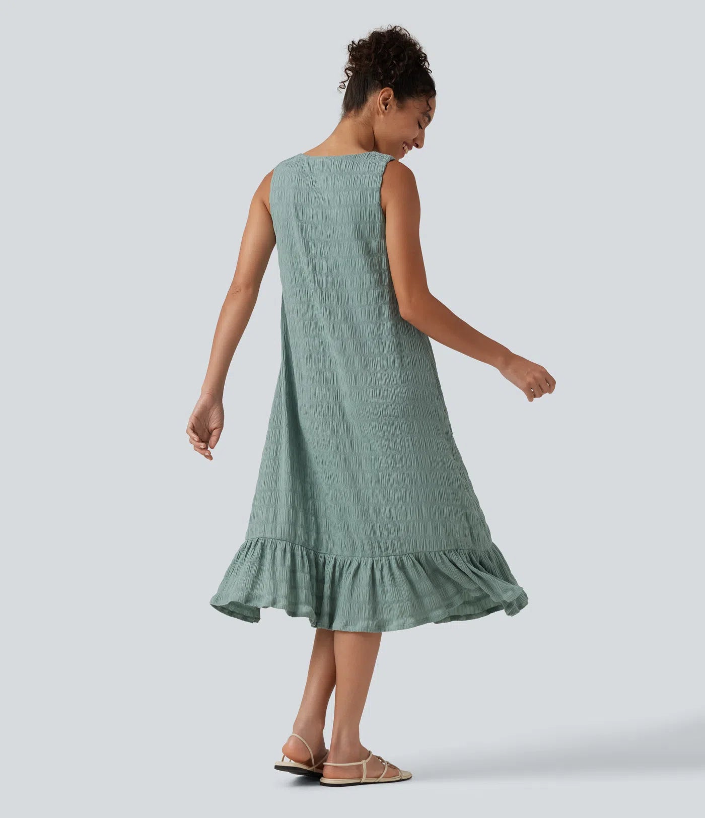 MARIA | Vestido midi informal con sujetador integrado