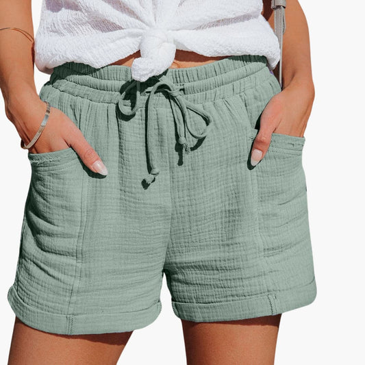 EMMA | Pantalones cortos informales con cordón elegante