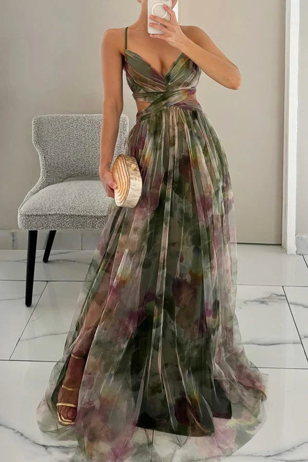 GISELLE | Vestido Maxi de gasa