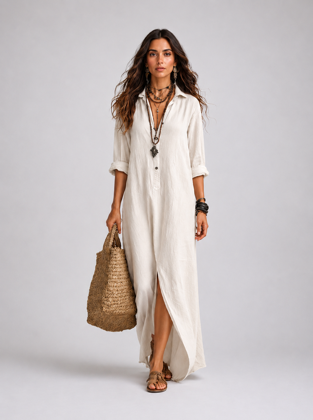 WILOW | Vestido largo versátil para el día a día.