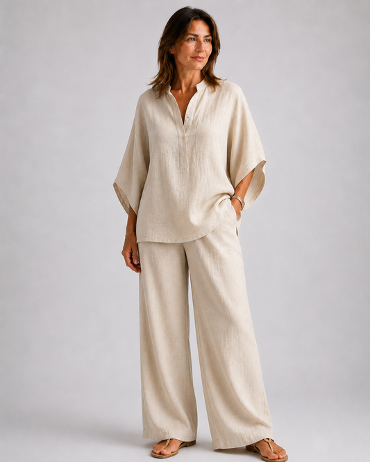 MARINA | Conjunto de dos piezas con escote en V