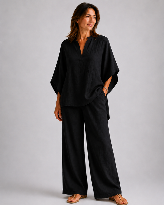 MARINA | Conjunto de dos piezas con escote en V