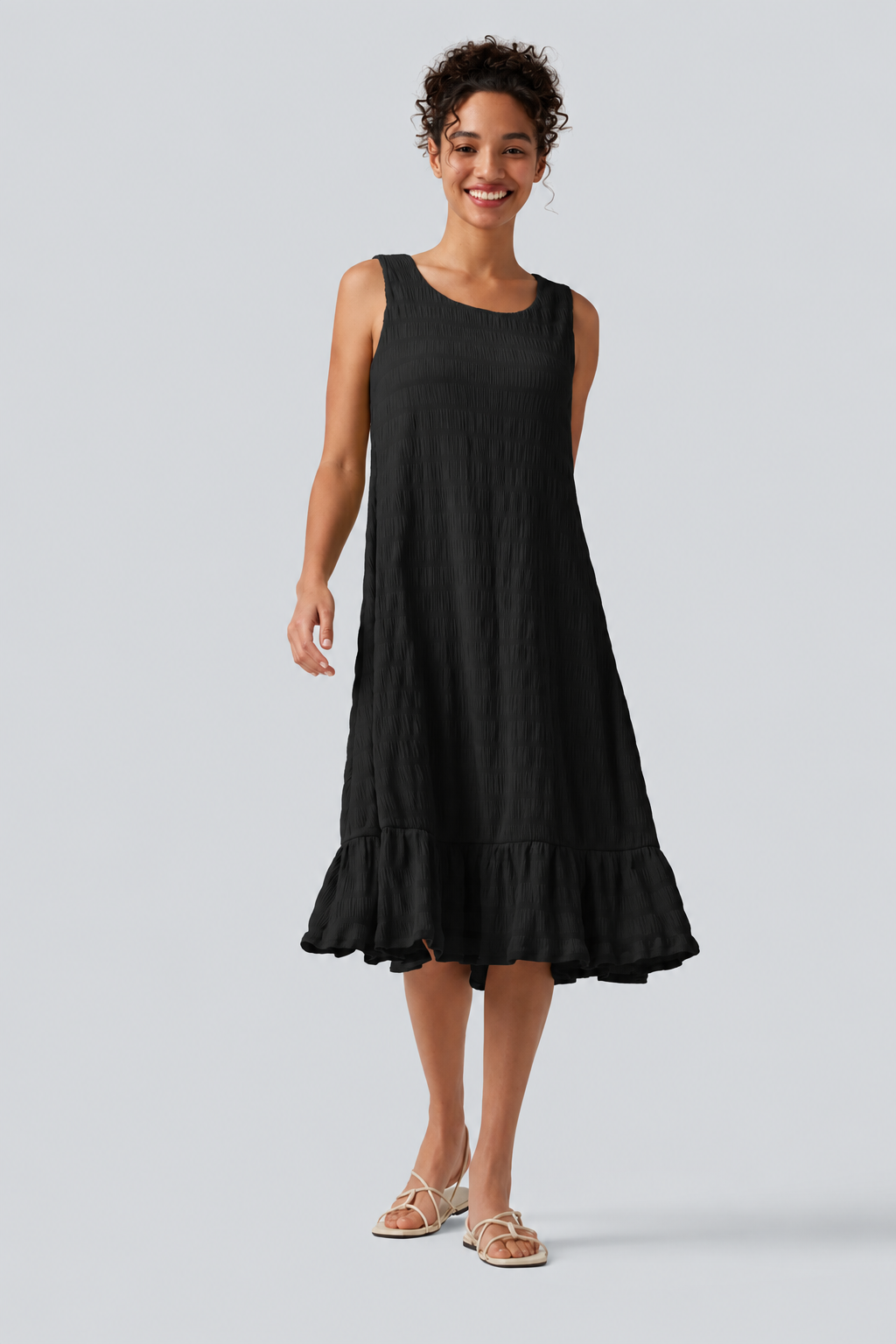 MARIA | Vestido midi informal con sujetador integrado