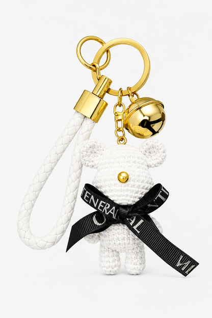 Bear | Charm de bolso elegante en aspecto dorado