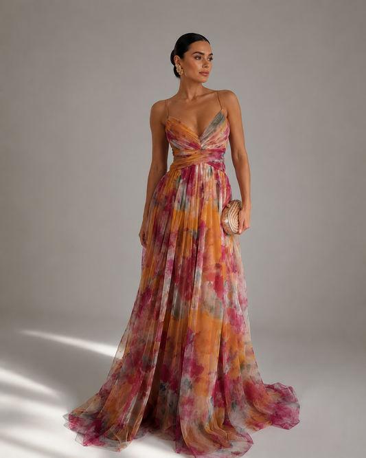 GISELLE | Vestido Maxi de gasa