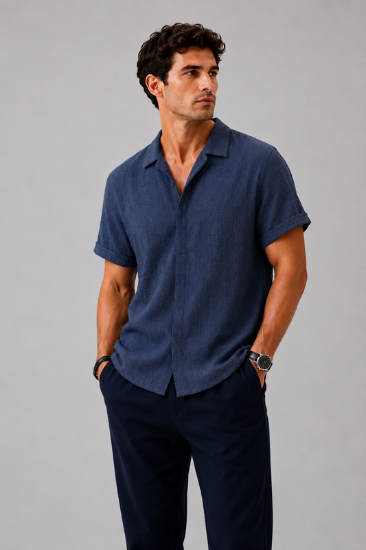 BELMONT | Camisa con estilo de lino