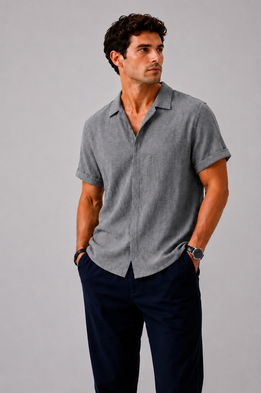 BELMONT | Camisa con estilo de lino