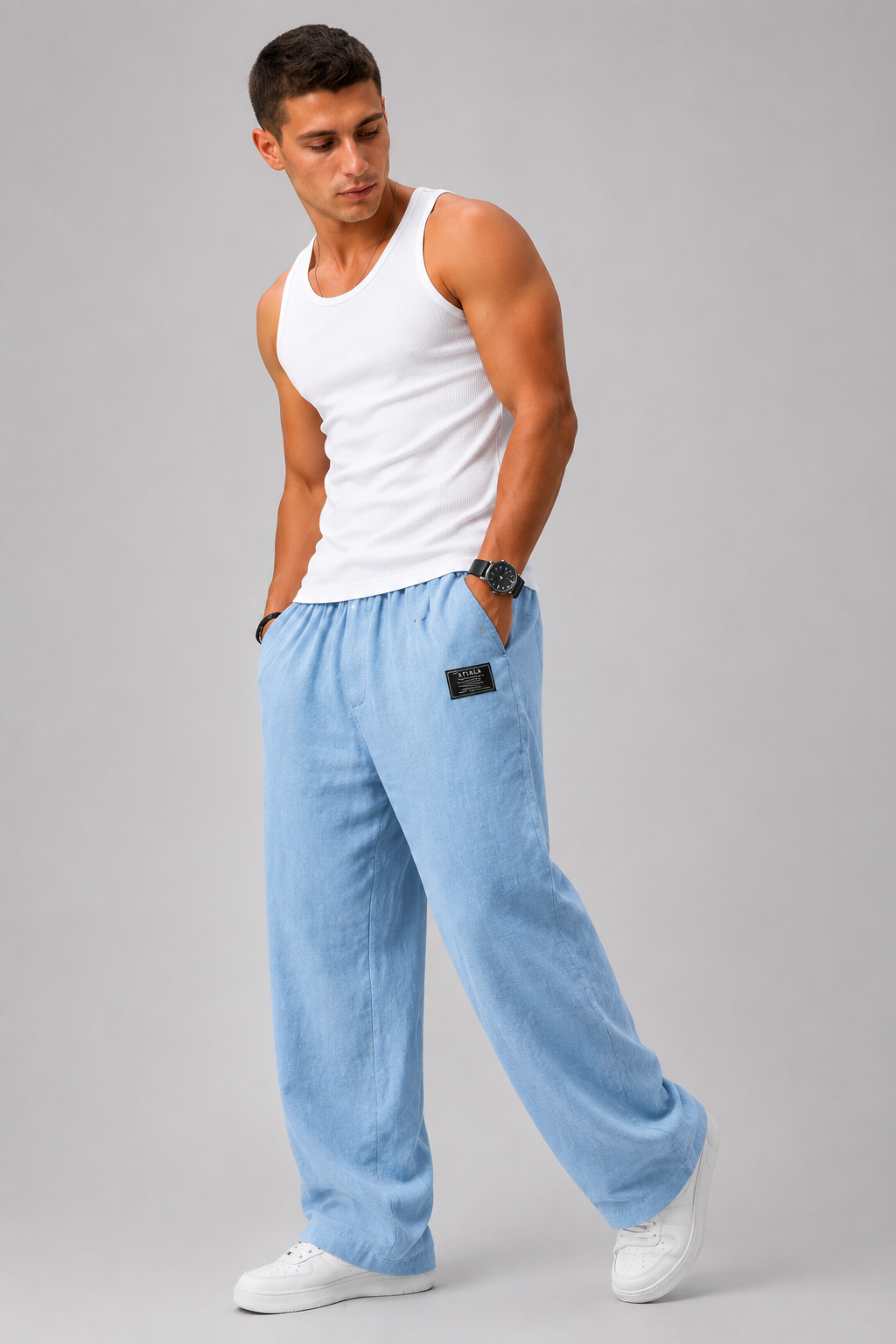 ALEX | Pantalones ligeros de pierna recta