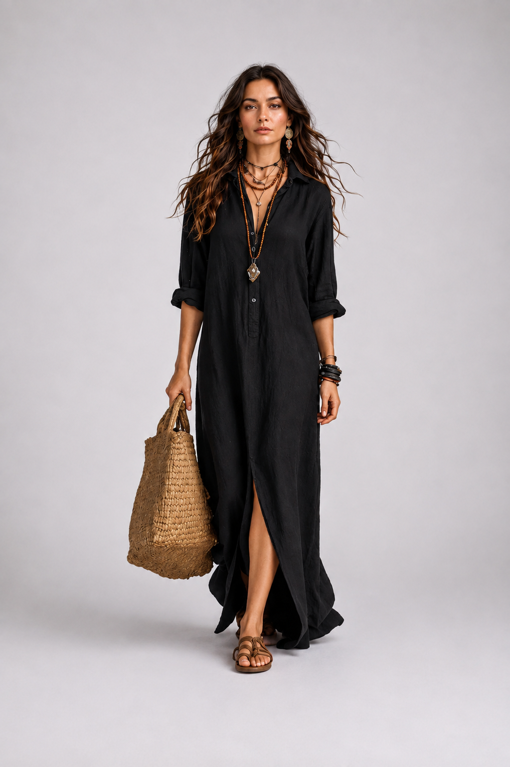 WILOW | Vestido largo versátil para el día a día.