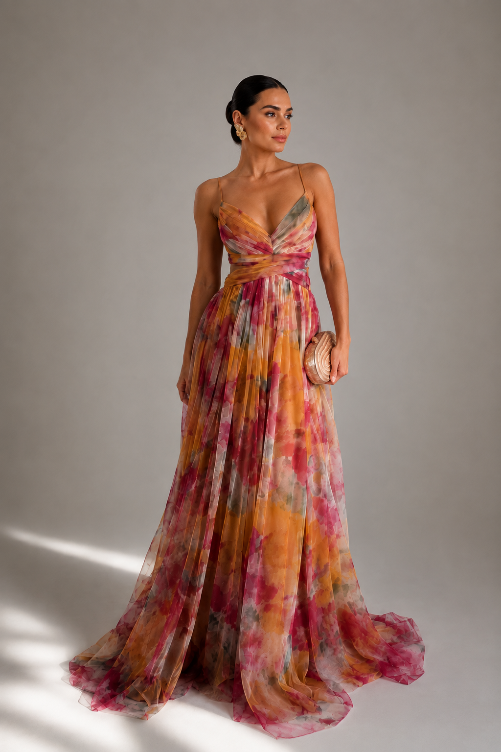 GISELLE | Vestido Maxi de gasa