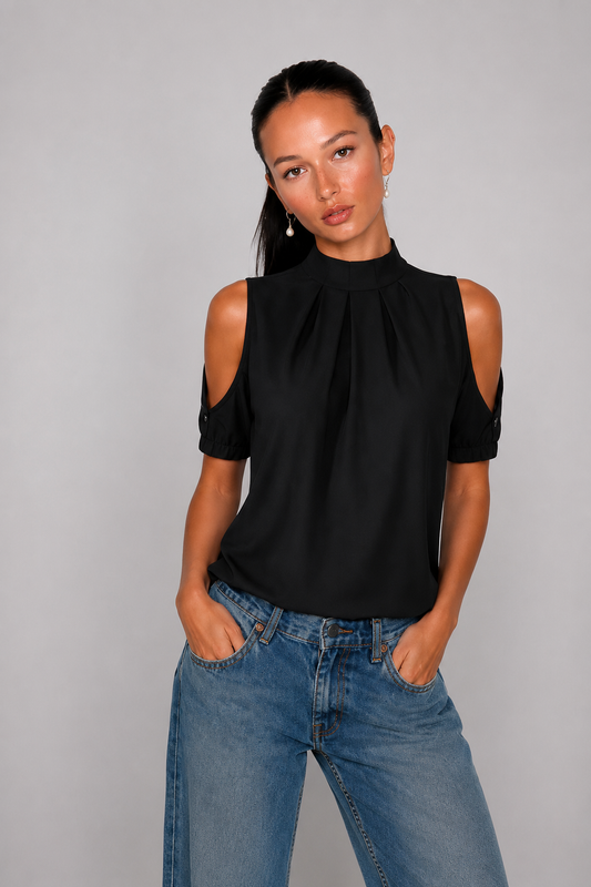 INGA | Blusa plisada elegante