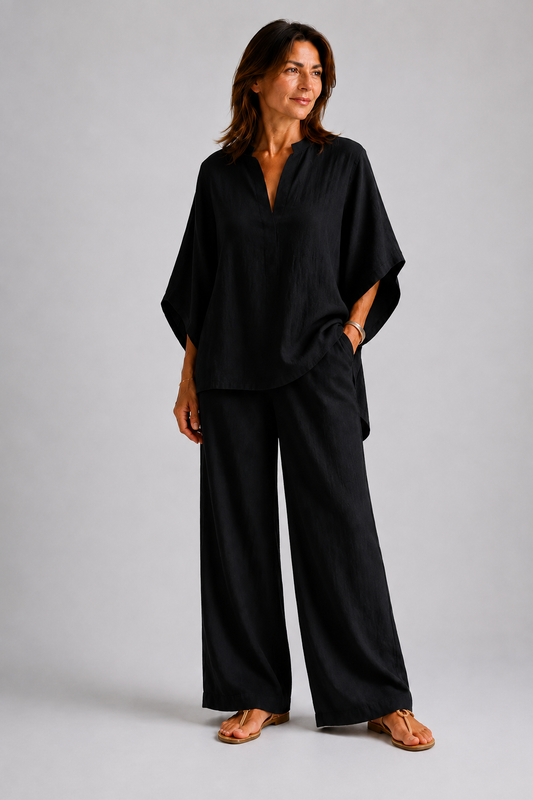 MARINA | Conjunto de dos piezas con escote en V