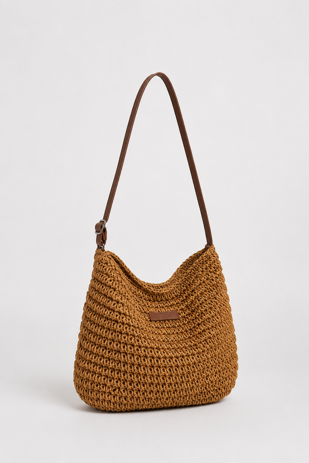 KATHY | Bolsa de paja trenzada minimalista