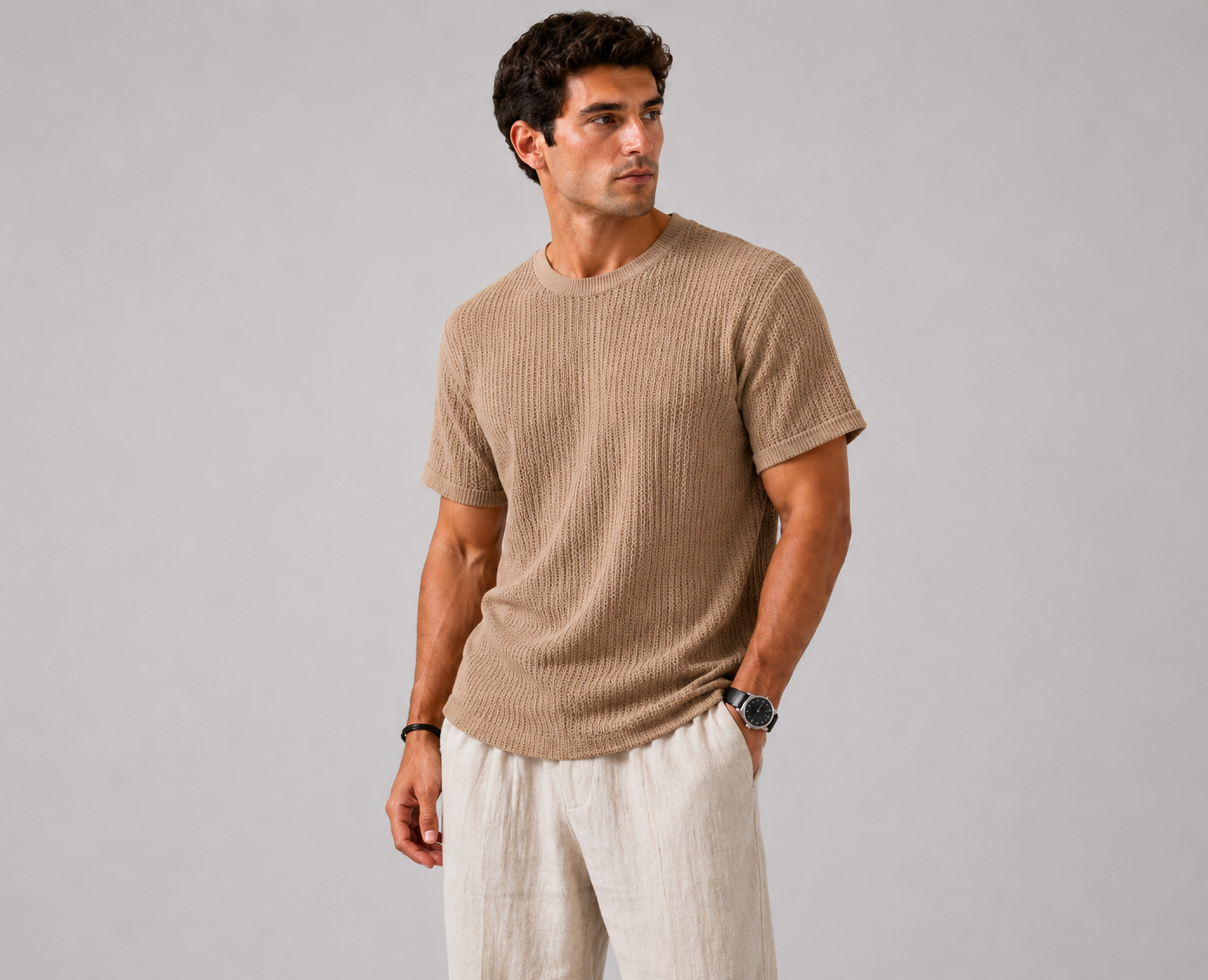 WAFFLE | Camiseta de punto outstanding