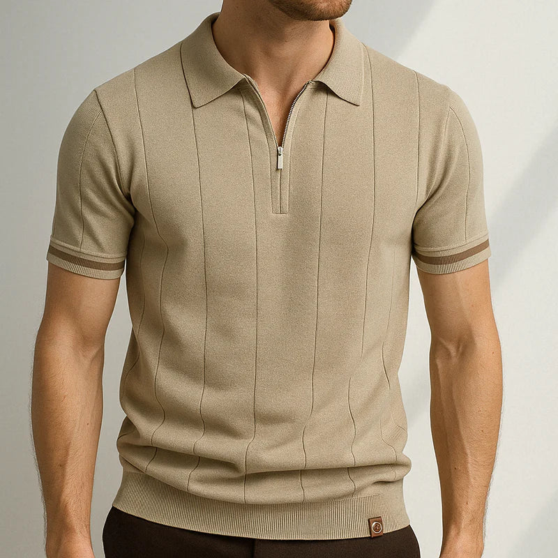 POLO Camisa de punto con cremallera de Monza