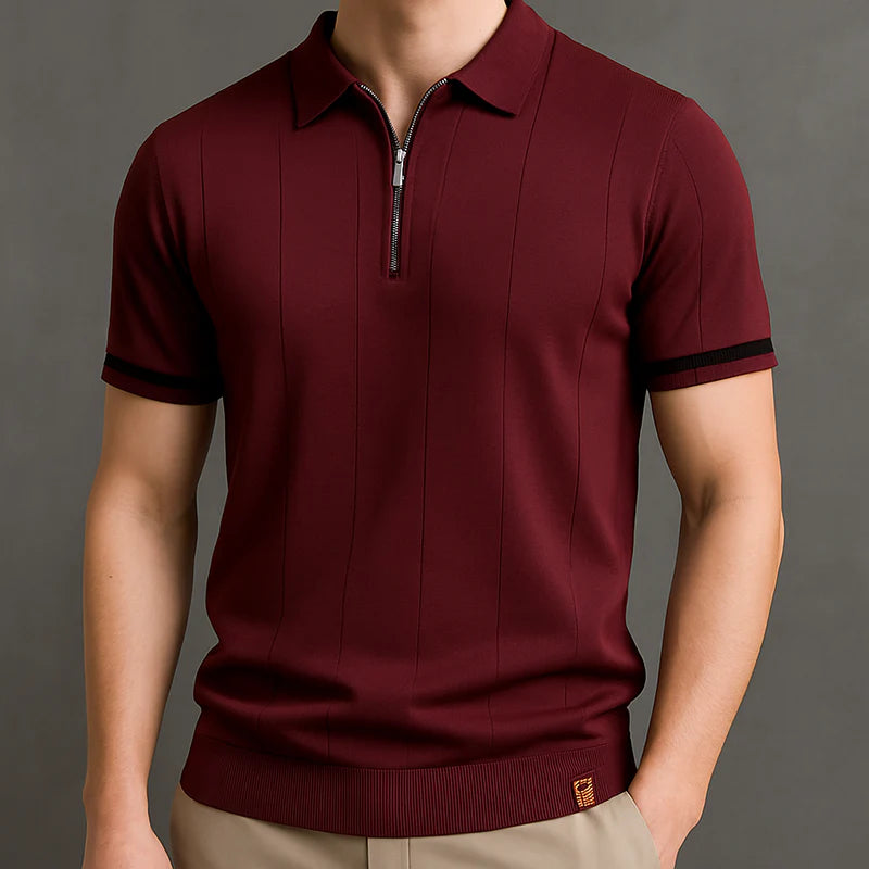 POLO Camisa de punto con cremallera de Monza