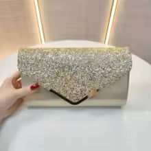 NOA | Bolso de mano para boda brillante