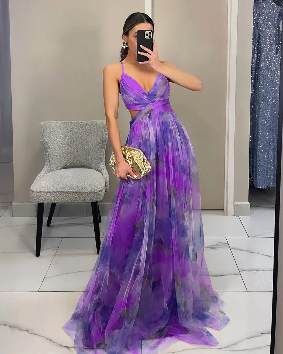 GISELLE | Vestido Maxi de gasa