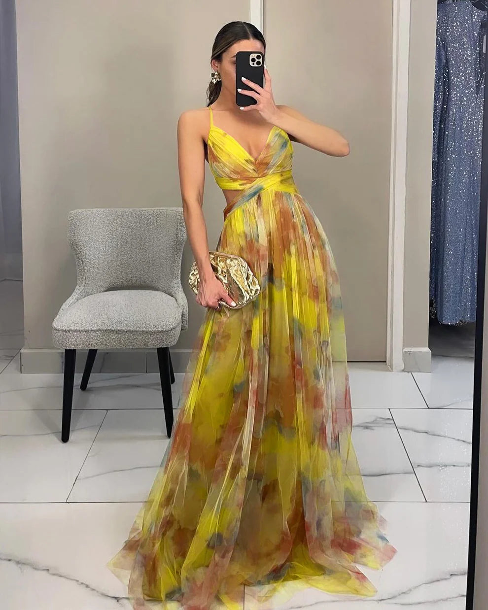 GISELLE | Vestido Maxi de gasa