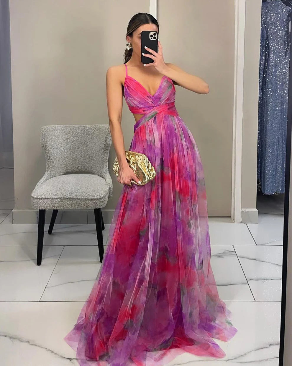 GISELLE | Vestido Maxi de gasa