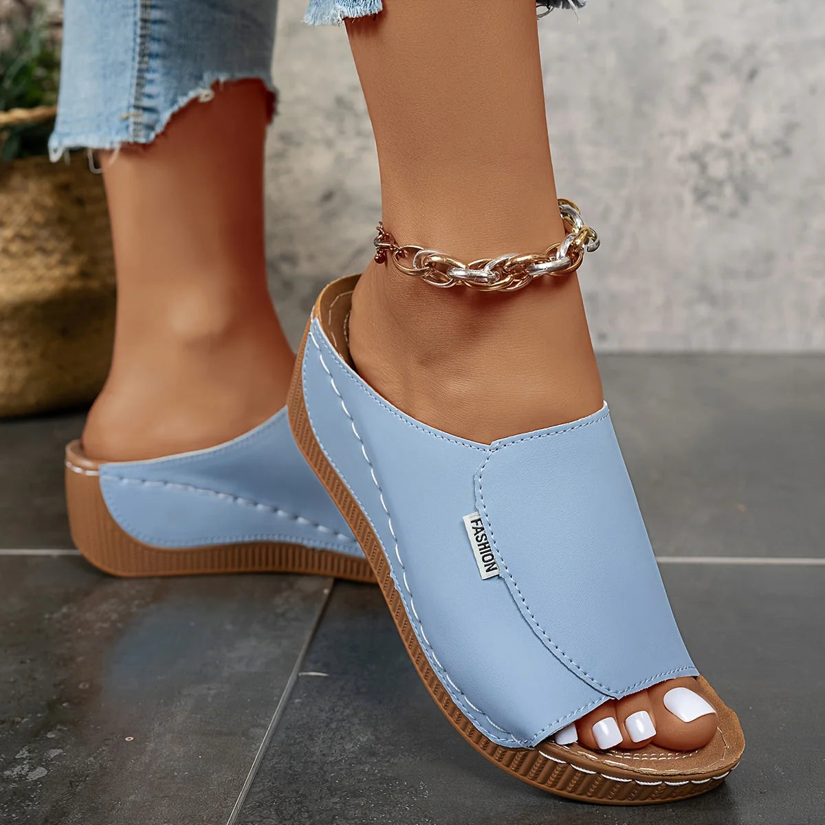 ISABELLE | Sandalias de cuña cómodas