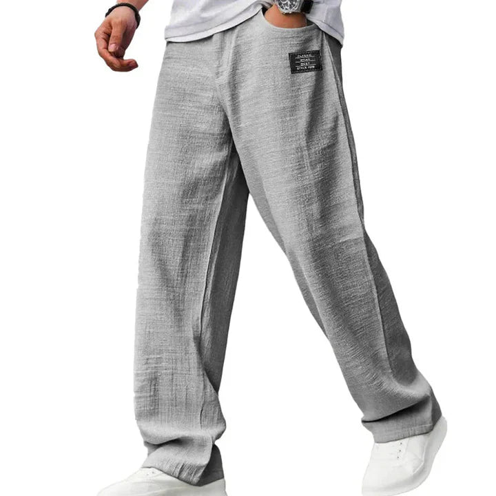 ALEX Pantalones ligeros de pierna recta