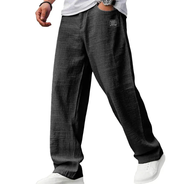 ALEX Pantalones ligeros de pierna recta